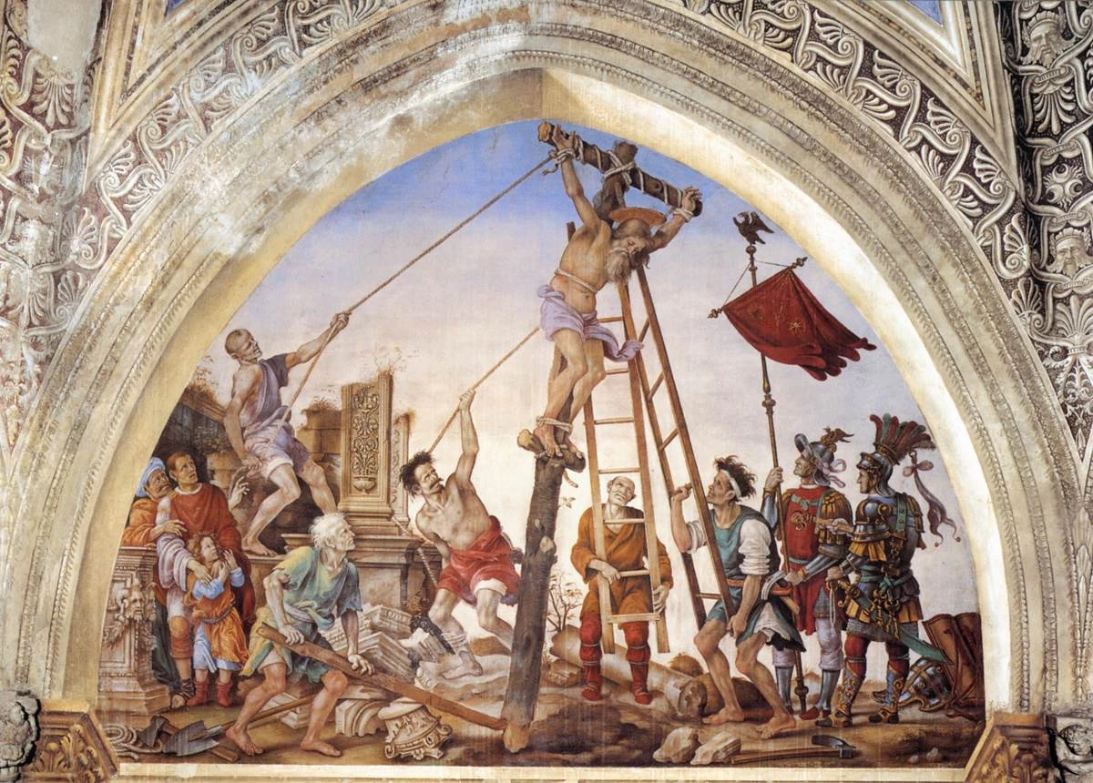 Filippo Lippi - Santa Maria Novella, Firenze, San Filippo. Crocifissione di san Filippo